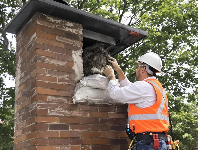 Humane removal of debris and animals by South Pasadena Chimney Sweep in South Pasadena, CA