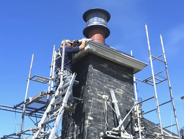Sturdy chimney crown finished by South Pasadena Chimney Sweep in South Pasadena, CA