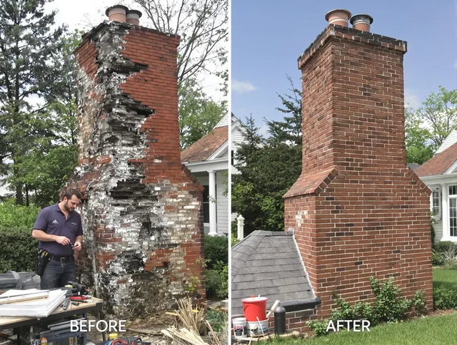 South Pasadena Chimney Sweep performing a full chimney restoration in South Pasadena, CA