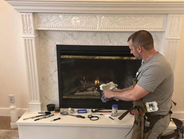 South Pasadena Chimney Sweep performing fireplace maintenance in South Pasadena, CA