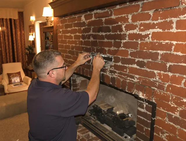 South Pasadena Chimney Sweep expert fixing a fireplace in South Pasadena, CA