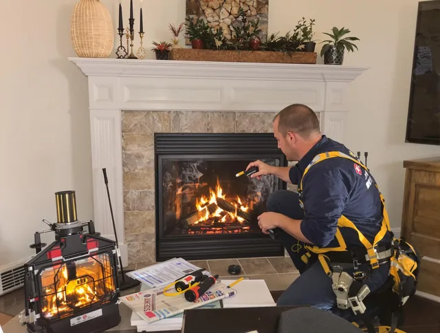 Safety-focused fireplace inspection by South Pasadena Chimney Sweep in South Pasadena, CA