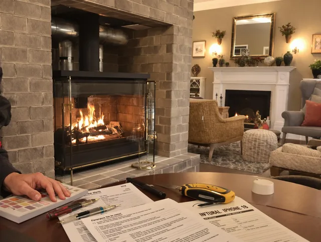 South Pasadena Chimney Sweep verifying fireplace safety measures in South Pasadena, CA